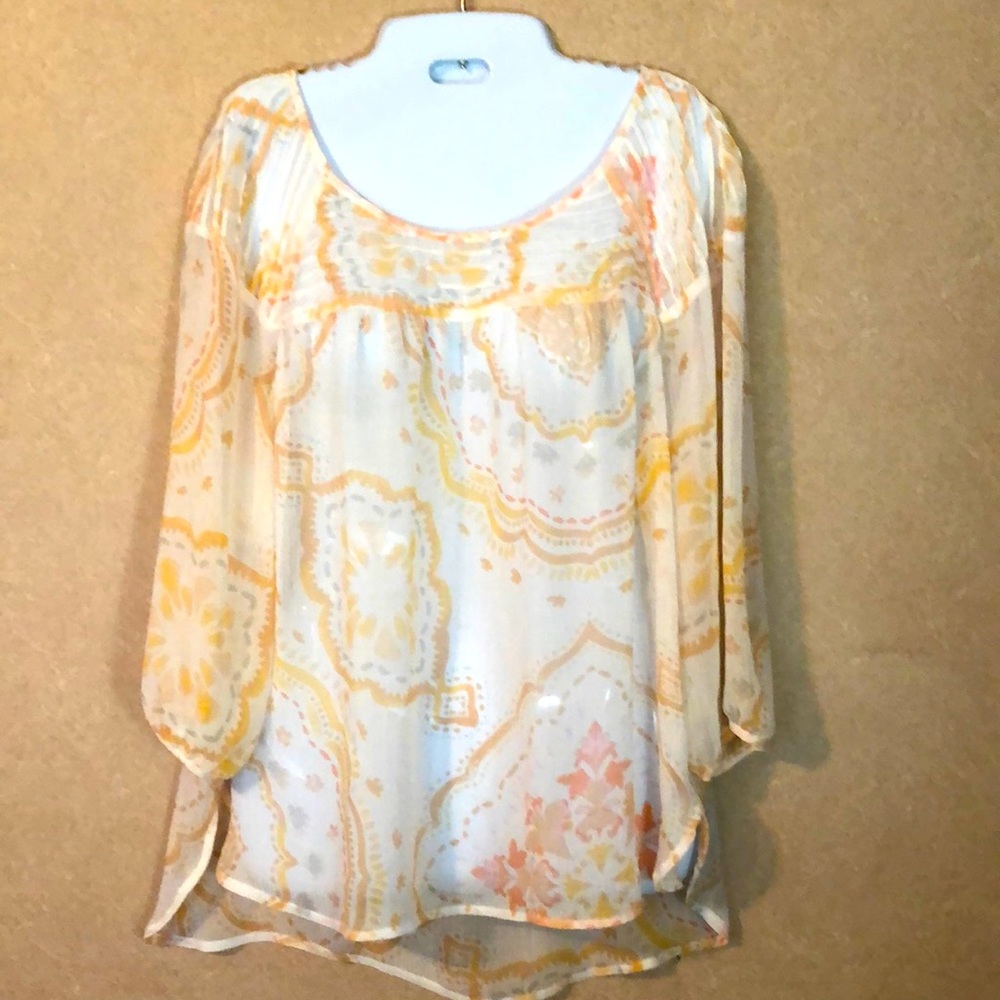 Lauren Conrad sheer top